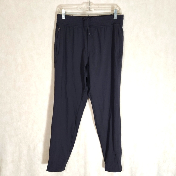 lululemon athletica Pants - Womens Lululemon Athletica black zippered leg leggings jogger size medium